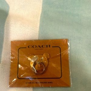 Coach bear phone ring